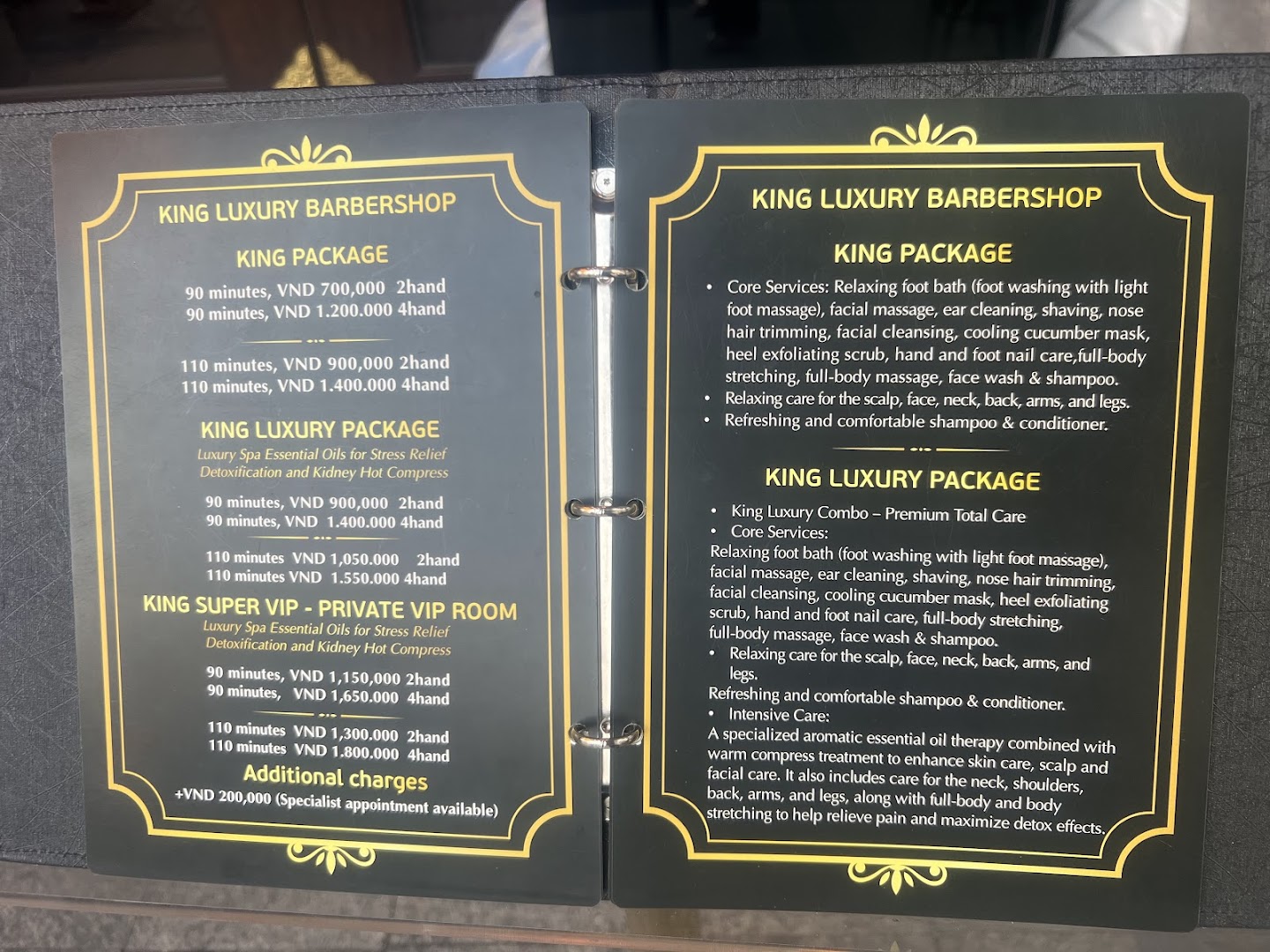 KING LUXURY Barbershop 킹 럭셔리 이발소 君王越式洗頭按摩 사진 7